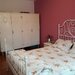 Vand dulap alb 190 cm lungime, 60 cm adancime, 4 usi si o noptiera